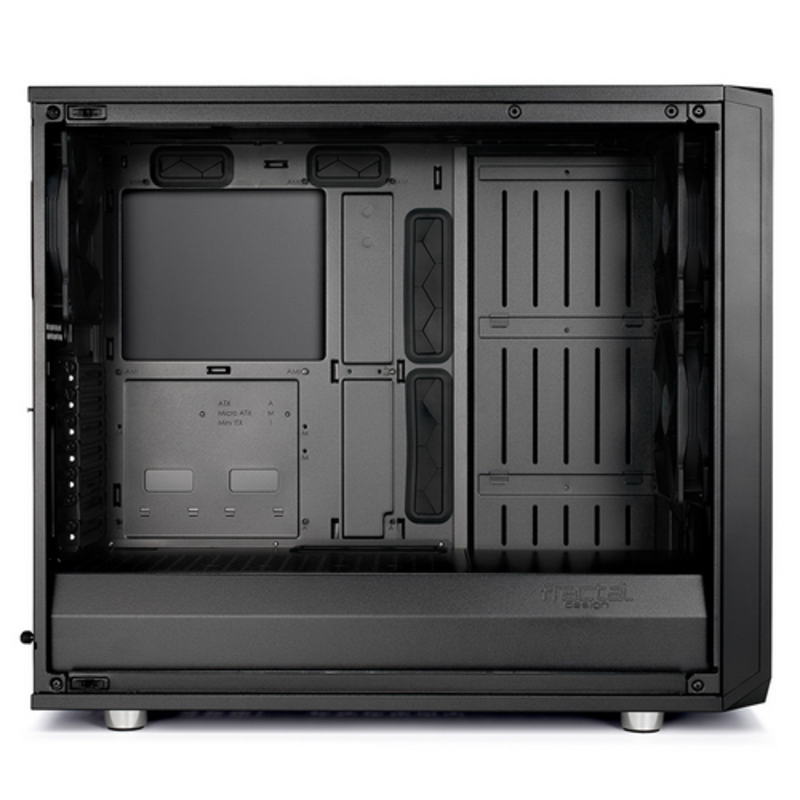 Корпус Fractal Design Meshify S2 Blackout TG Dark черный без БП E-ATX 5x120mm 4x140mm 2xUSB3.0 audio bott PSU