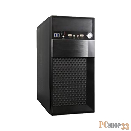 Корпус Minitower Exegate BAA-102U Black, mATX, <без БП>, 2*USB+2*USB3.0, Audio