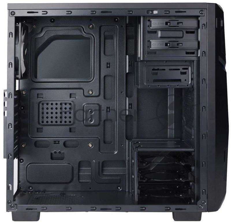 Корпус Zalman Z1 <Middle Tower, ATX,micro-ATX, без БП, размеры 199(Ш)х432(В)х457(Г)мм, черный, 5.25 х2 (внешний), 3.5х4 и 2.5х1 (внутренние), 120мм вентиляторы спереди и сзади, USB 3.0. и 2.0>