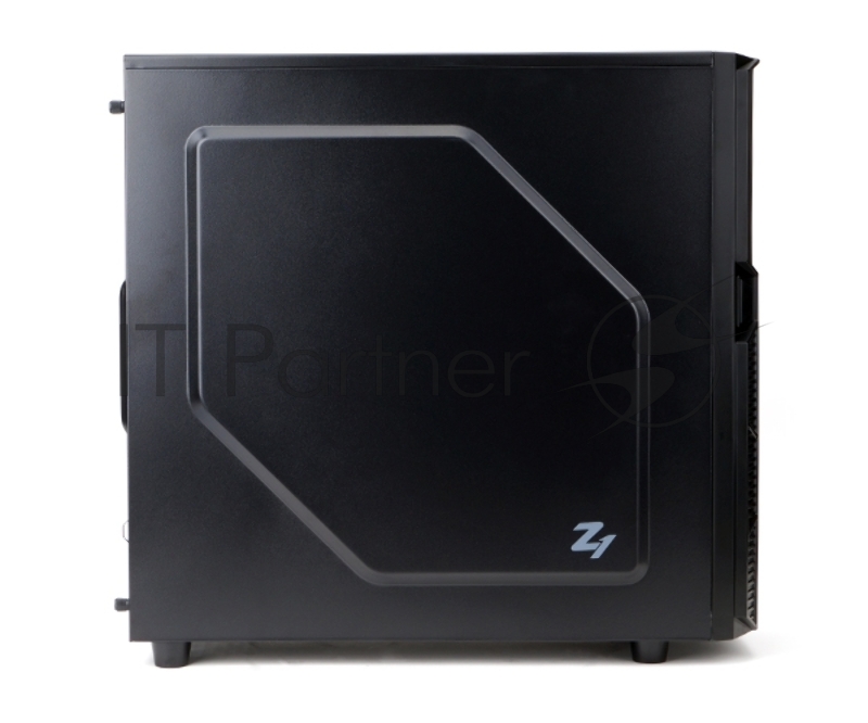 Корпус Zalman Z1 <Middle Tower, ATX,micro-ATX, без БП, размеры 199(Ш)х432(В)х457(Г)мм, черный, 5.25 х2 (внешний), 3.5х4 и 2.5х1 (внутренние), 120мм вентиляторы спереди и сзади, USB 3.0. и 2.0>