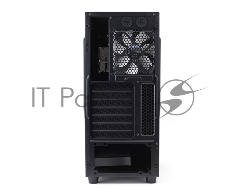Корпус Zalman Z1 <Middle Tower, ATX,micro-ATX, без БП, размеры 199(Ш)х432(В)х457(Г)мм, черный, 5.25 х2 (внешний), 3.5х4 и 2.5х1 (внутренние), 120мм вентиляторы спереди и сзади, USB 3.0. и 2.0>