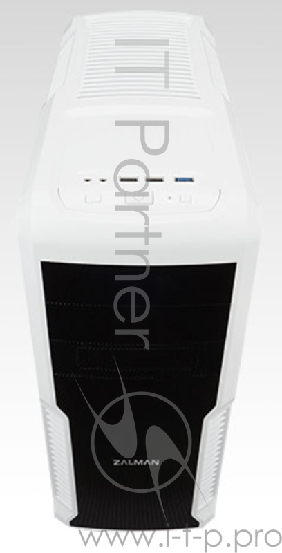 Корпус Zalman Z3 PLUS белый w/o PSU ATX 1x120mm 2xUSB2.0 1xUSB3.0 audio bott PSU