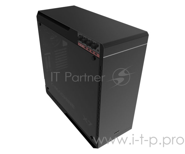 Корпус ZALMAN Z-MACHINE X7, без БП, большое боковое окно, черный, ATX, Full Tower