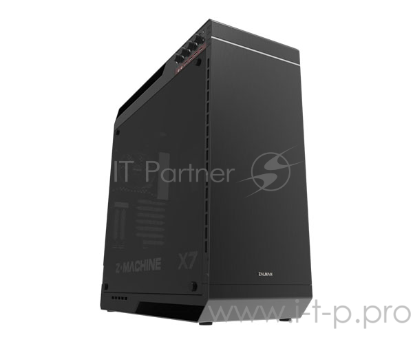 Корпус ZALMAN Z-MACHINE X7, без БП, большое боковое окно, черный, ATX, Full Tower
