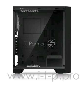 Корпус ZALMAN S1, без БП, большое боковое окно, черный, ATX