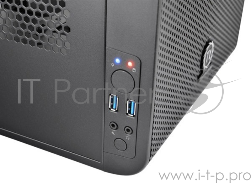 Корпус Thermaltake Core V1 черный без БП miniITX 1x200mm 2xUSB3.0 audio bott PSU
