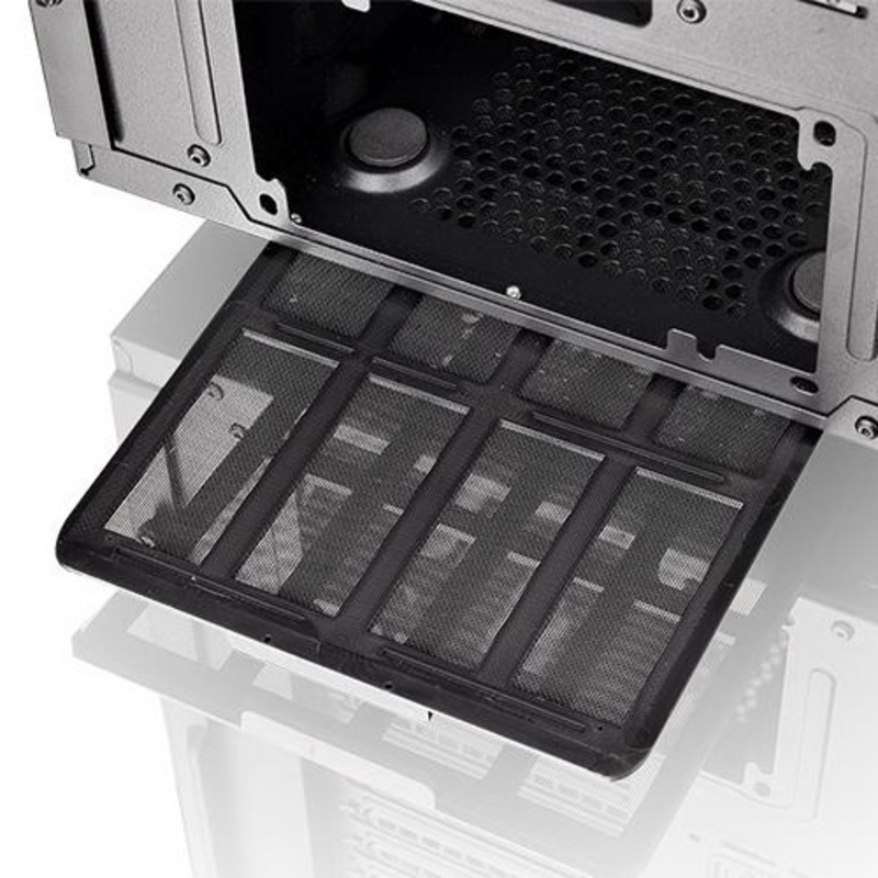 Корпус CA-1H8-00M1WN-01 View 31 TG RGB/Black/Win/SGCC/Tempered Glass x 2 (7832)