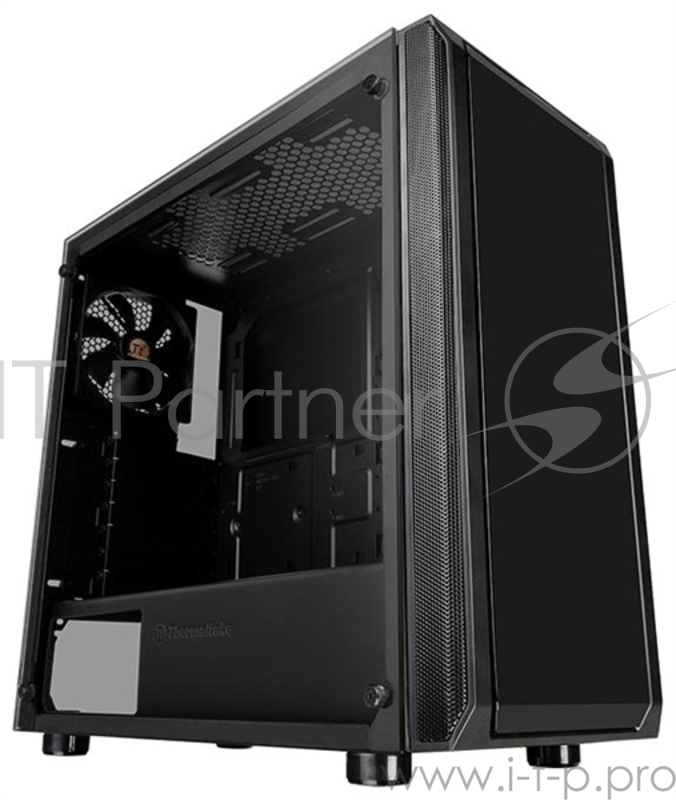 Корпус Thermaltake Versa J23 TG (CA-1L6-00M1WN-00) ATX / win / black / no PSU / Tempered Glass