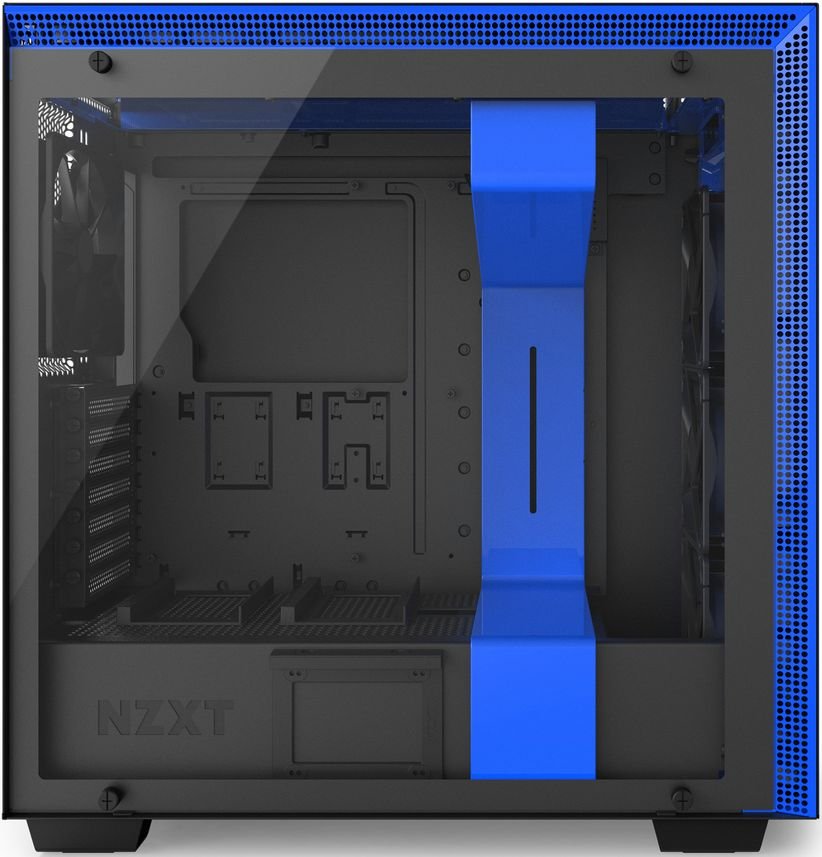 Корпус NZXT CA-H700W-BL H700i SMART ATX MATTE BLACK/BLUE