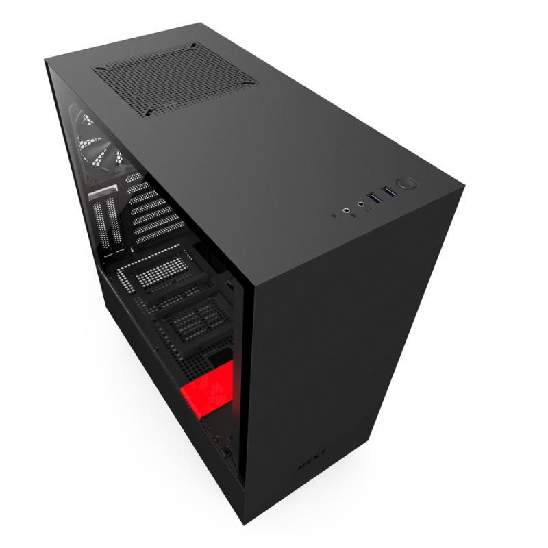 Компьютерный корпус H500i Black Red CA-H500W-BR