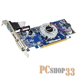 Видеокарта Gigabyte PCI-E GV-R523D3-1GL AMD Radeon R5 230 1024Mb 64bit DDR3 625/1066 DVIx1/HDMIx1/CRTx1 Ret