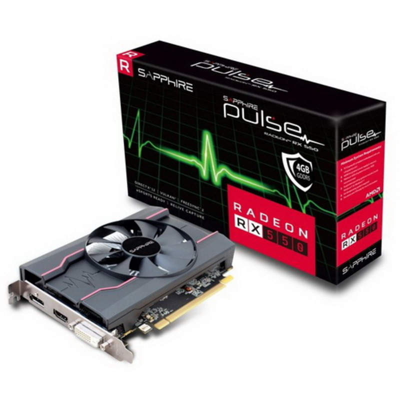 Видеокарта Sapphire AMD Radeon RX 550 11268-15-20G ,RTL{20}