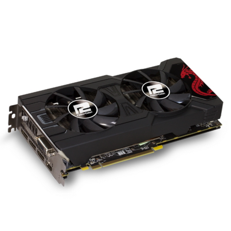 Видеокарта AMD (ATI) Radeon RX 570 PowerColor PCI-E 4096Mb (4GBD5-3DHDV2/OC) OEM AXRX 570 4GBD5-3DHDV2/OC