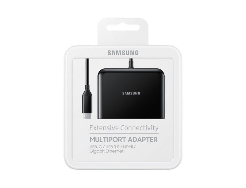 Адаптер Samsung EE-P5000 microUSB-USB Type-C черный 0.15м (EE-P5000BBRGRU)