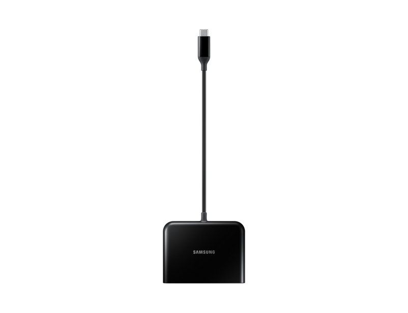 Адаптер Samsung EE-P5000 microUSB-USB Type-C черный 0.15м (EE-P5000BBRGRU)