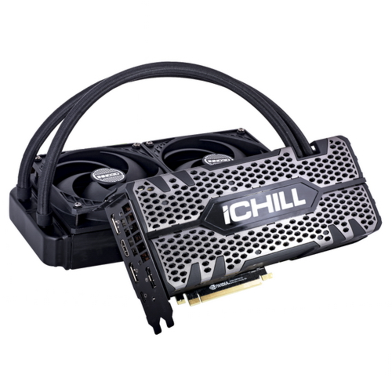 RTX 2080 TI ICHILL BLACK 11GB (1695Mhz / 14.0Gbps) / 11GB GDDR6 / 352-bit / DP+DP+DP+HDMI+USB-C / VGA0004 / (C208TB-11D6X-11500004) RTL (608)