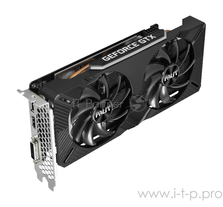 Видеокарта Palit PCI-E PA-GTX1660 DUAL 6G nVidia GeForce GTX 1660 6144Mb 192bit GDDR5 1530/8000 DVIx1/HDMIx1/DPx1/HDCP Ret