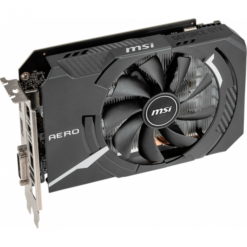 Видеокарта MSI PCI-E GTX 1660 Ti AERO ITX 6G OC nVidia GeForce GTX 1660TI 6144Mb 192bit GDDR6 1536/12000 DVIx1/HDMIx1/DPx1/HDCP Ret
