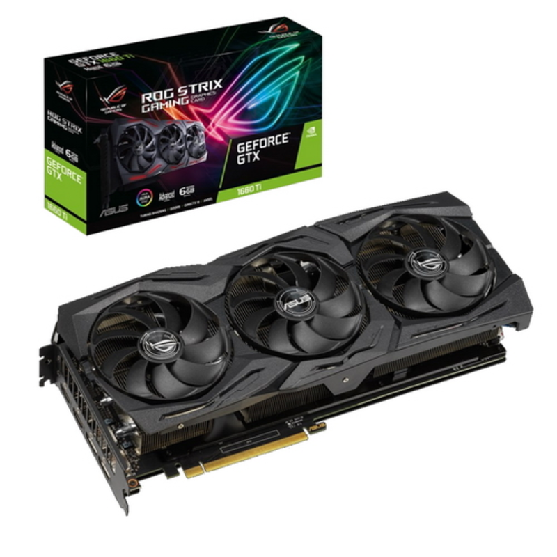 Видеокарта ASUS ROG-STRIX-GTX1660TI-A6G-GAMING