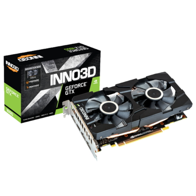 GTX 1660 TWIN X2 (1785Mhz / 8Gbps) / 6GB GDDR5 / 192-bit / DP x3 + HDMI / VA15 / TU1166510 (N16602-06D5-1510VA15) (628) , RTL {10}