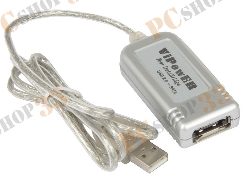 Кабель-переходник USB2.0->e-SATA VIPowER VP-9218-S-E