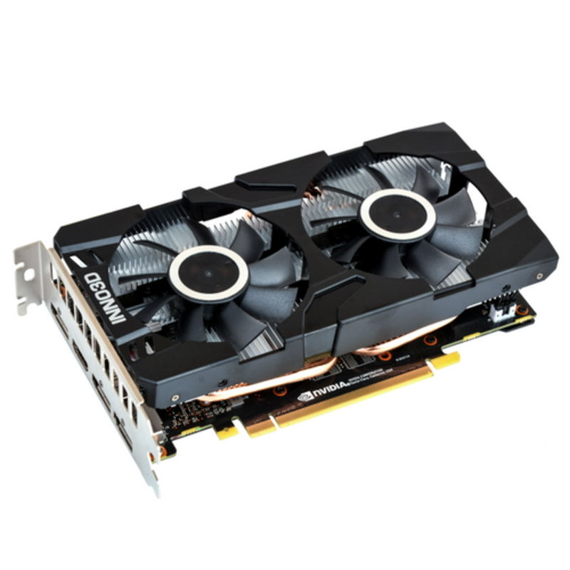 GTX 1660 TI TWIN X2 (1770Mhz / 12.0Gbps) / 6GB GDDR6 / 192-bit / DP x3 + HDMI / VA15 / D18Z6710 (N166T2-06D6-1710VA15) (626) , RTL {10}