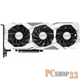 Видеокарта Gigabyte PCI-E GV-N2060GAMINGOC PRO WHITE-6GD nVidia GeForce RTX 2060 6144Mb 192bit GDDR6 1680/14000/HDMIx1/DPx3/HDCP Ret