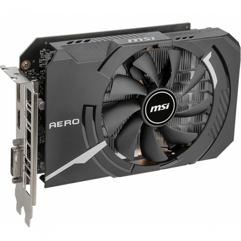 Видеокарта PCIE16 GTX1660 6GB GDDR5 GTX 1660 AERO ITX 6G OC MSI