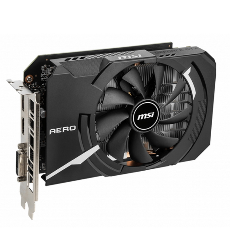 Видеокарта PCIE16 GTX1660 6GB GDDR5 GTX 1660 AERO ITX 6G OC MSI