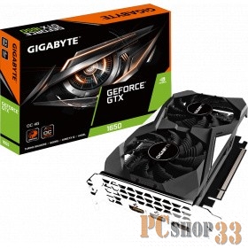 Видеокарта PCIE16 GTX1650 4GB GDDR5 GV-N1650OC-4GD GIGABYTE