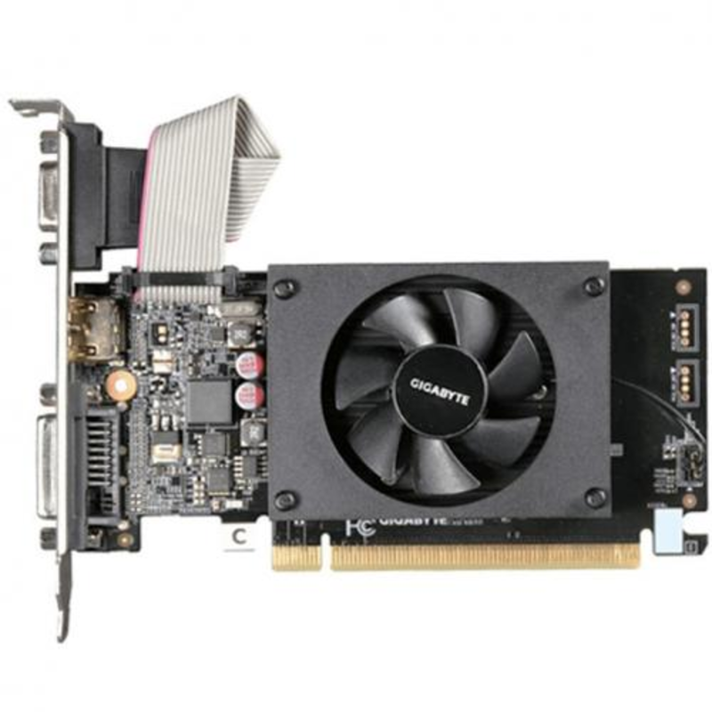 Ninja NK71NP013F, GT710 PCIE (192SP) 1G DDR3 64BIT DDR3 (DVI/HDMI/CRT) RTL {50}