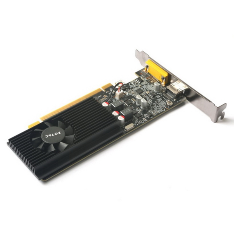 Видеокарта Zotac GT 1030, Low Profile 2GB, 64bit, GDDR5, HDMI/VGA,ZT-P10300E-10L RTL {20}