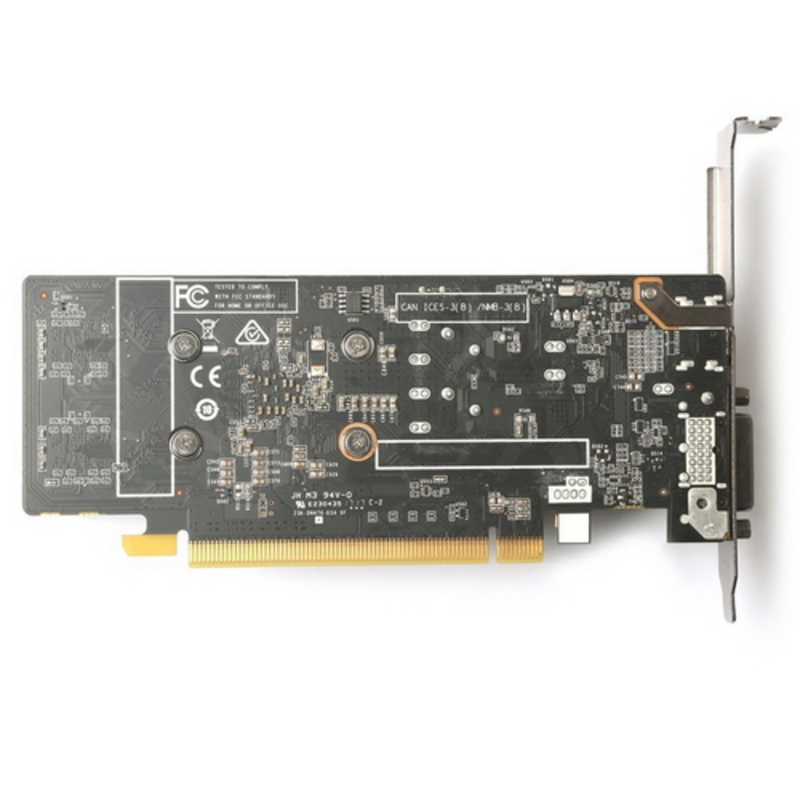 GT 1030, ZONE Edition Low Profile 2GB, 64bit, GDDR5, DVI-D/HDMI RTL {20} (ZT-P10300B-20L)