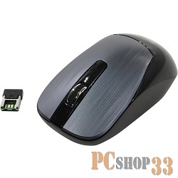 Оптическая мышь Genius NX-7015, беспров., 2кн.+скр., серо-черный (USB)