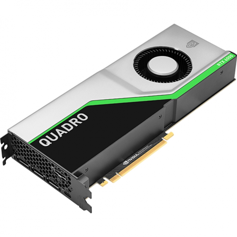 NVIDIA Quadro RTX6000 VCQRTX6000-PB PCI-Express x16 Gen 3.0 24 GB GDDR6X 384-bit, SLI , HDCP 2.2 and HDMI 2.0b support {8}