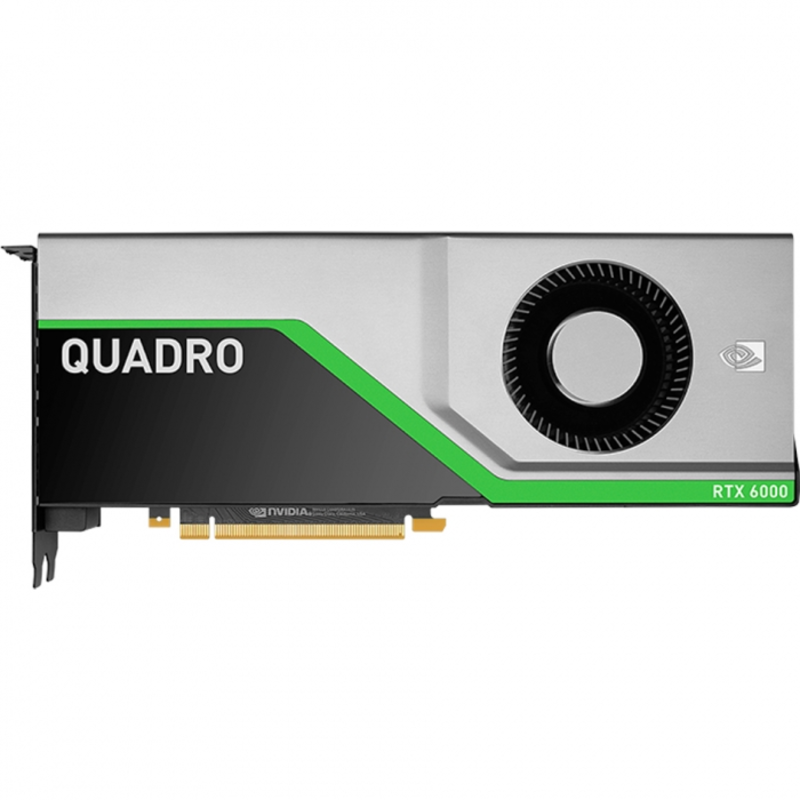 NVIDIA Quadro RTX6000 VCQRTX6000-PB PCI-Express x16 Gen 3.0 24 GB GDDR6X 384-bit, SLI , HDCP 2.2 and HDMI 2.0b support {8}
