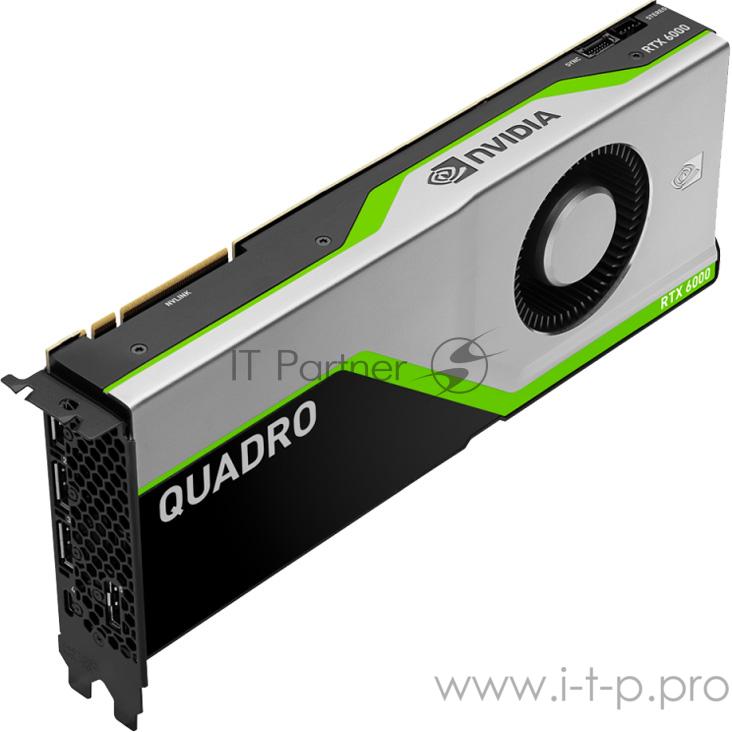 Видеокарта 24GB NVIDIA Quadro RTX 6000 (4 DP + Virtual Link)