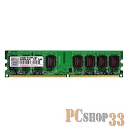 Модуль памяти Transcend 2GB U-DIMM DDR2, 667МГц, 2Rx8