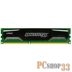 Модуль памяти DDR3L 4Gb 1600MHz Crucial BLS4G3D1609ES2LX0CEU RTL PC3-12800 CL9 DIMM 240-pin 1.35В Низкопрофильная