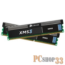 Модуль памяти DDR3 2x4Gb 1600MHz Corsair CMX8GX3M2A1600C9 RTL PC3-12800 CL9 DIMM 240-pin 1.65В