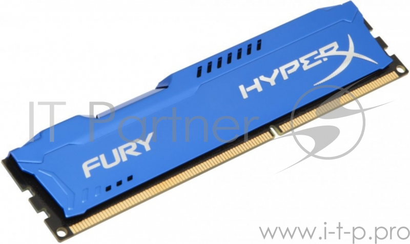 Модуль памяти Kingston DDR3 DIMM 8GB (PC3-10600) 1333MHz Kit (2 x 4GB) HX313C9FK2/8 HyperX FURY Blu Series CL9