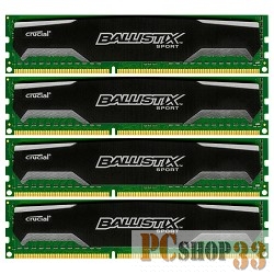 Модуль памяти DDR3 4x8Gb 1600MHz Crucial BLS4CP8G3D1609DS1S00BEU RTL PC3-12800 CL9 DIMM 240-pin 1.5В