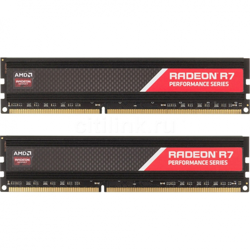 Модуль памяти DDR3 2x4Gb 1866MHz AMD R738G1869U1K RTL PC3-15000 CL10 DIMM 240-pin 1.5В
