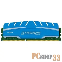 Модуль памяти 4GB Crucial DDR3 1600 DIMM Ballistix Sport XT BLS4G3D169DS3J Non-ECC, CL9, 1.5V, Single Ranked, Retail