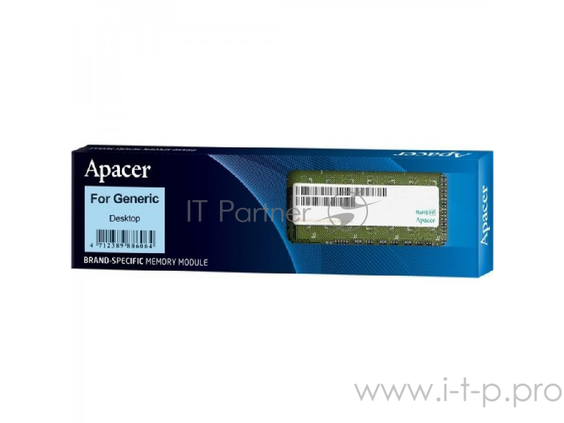 Память DDR3 2Gb (pc-12800) 1600MHz Apacer 1,35V Rtl AU02GFA60CAQBGJ/DG.02G2K.HAM