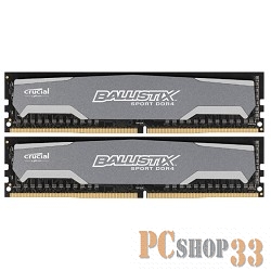 Модуль памяти DDR4 2x8Gb 2400MHz Crucial BLS2C8G4D240FSA RTL PC4-19200 CL16 DIMM 288-pin 1.2В kit Низкопрофильная
