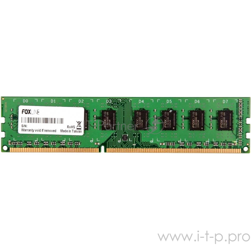 Модуль памяти Foxline DDR4 DIMM 4GB FL2133D4U15-4G {PC4-17000, 2133MHz}