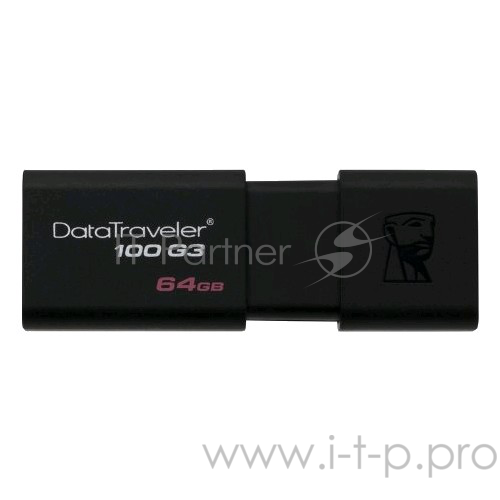 Накопитель USB flash 64ГБ Kingston DataTraveler 100 G3 DT100G3/64GB (USB3.0)