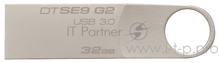 Накопитель USB flash 32ГБ Kingston DataTraveler SE9 G2 DTSE9G2/32GB, серебр. (USB3.0)