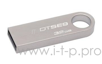 Накопитель USB flash 32ГБ Kingston DataTraveler SE9 DTSE9H/32GB, серебр. (USB2.0)